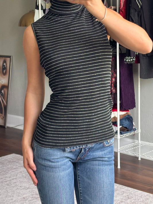 Campus Casuals 70's Knit Top | Size M