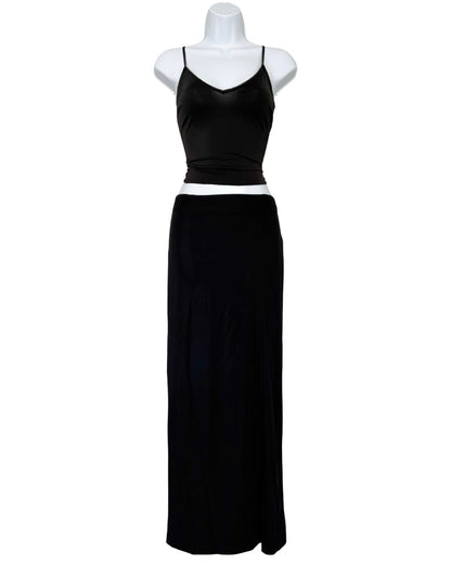 ING 90's Slinky Maxi Skirt | Size 26" Waist