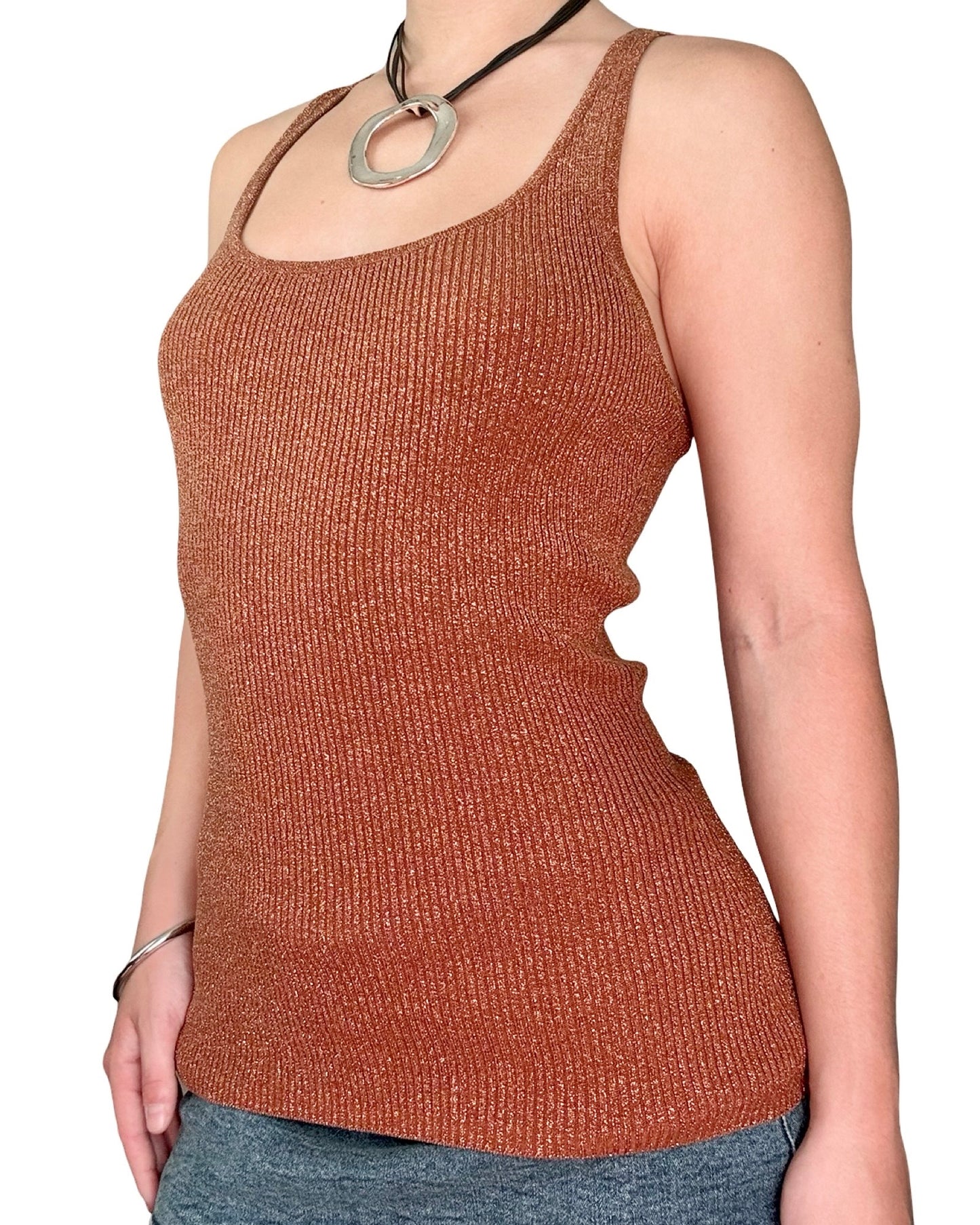 I.N.C 00's Silk Knit Tank | Size S