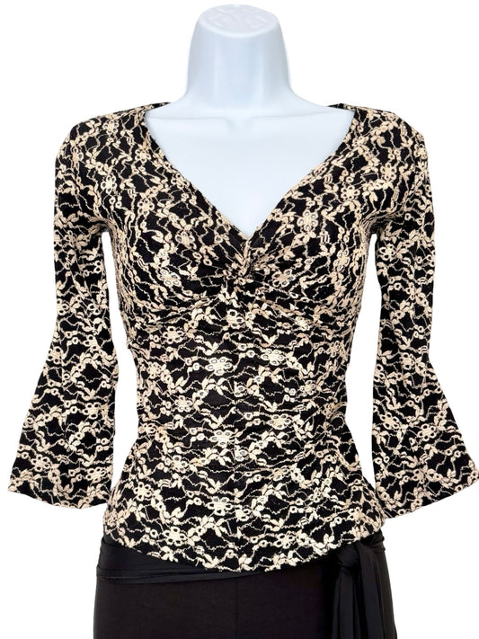 Dressbarn 90's Fitted Top | Size S