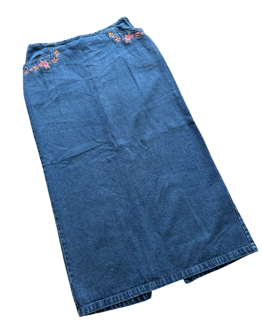 Brooker 90’s Jean Skirt | Size 30” waist
