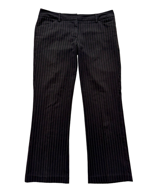 Star City 00's Low Rise Pinstripe Capri | Size 0