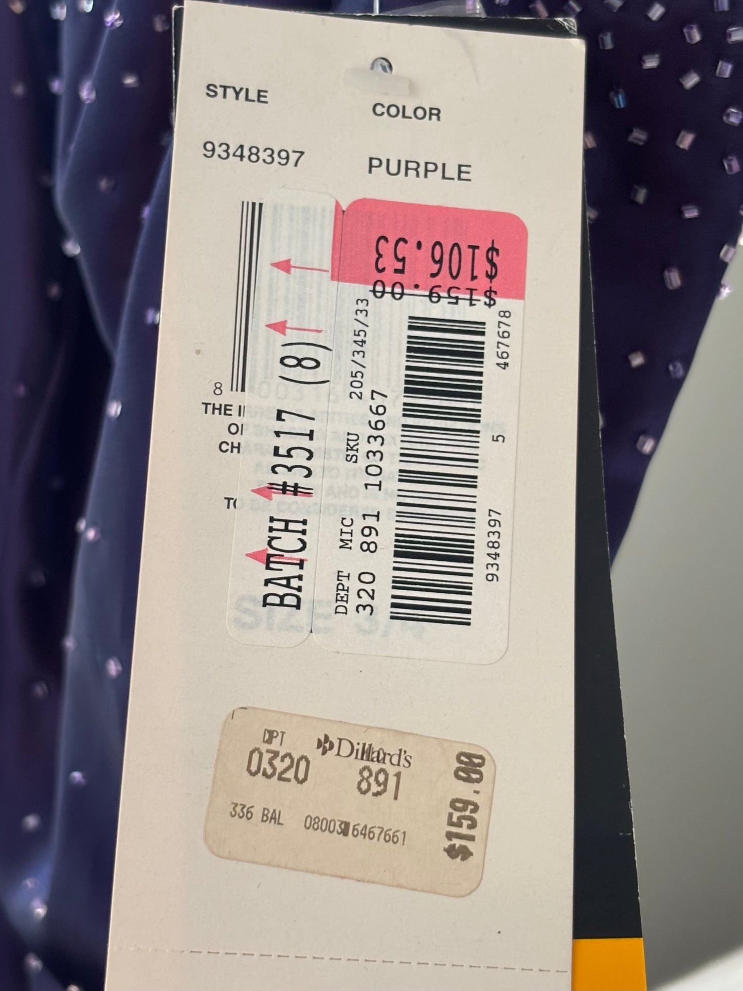 Morgan & Co 00's Deadstock Gown | Size 3/4