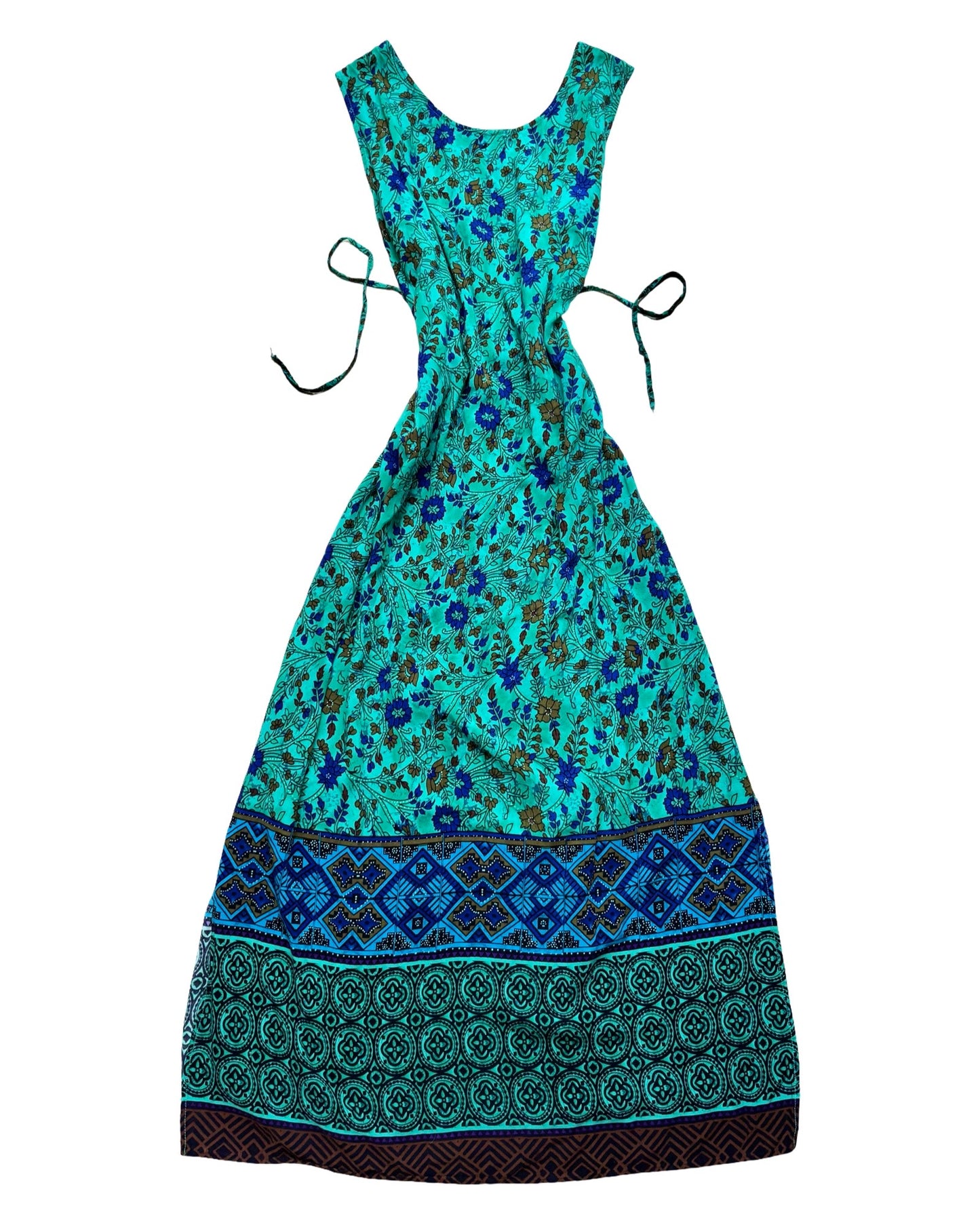 R&K 90’s Tie Back Maxi Dress | Size L/XL