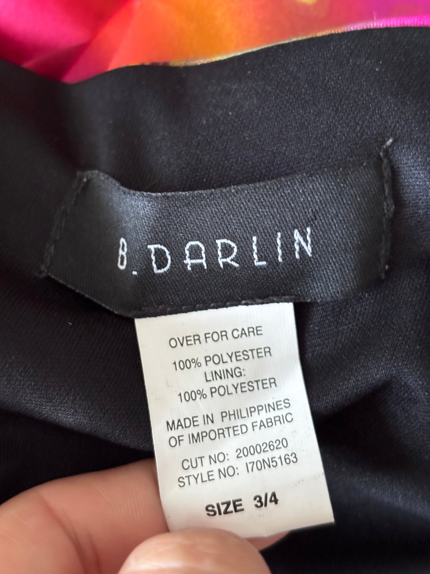 B.Darlin 00's Backless Dress | Size S