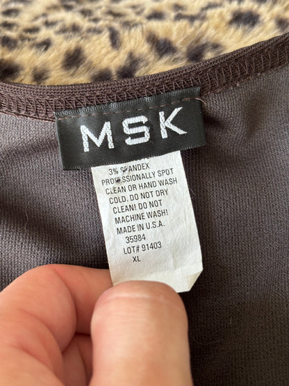 MSK 90's Beaded Top | Size XL