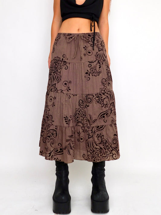 Gracie Tiered Maxi | Size 32” waist