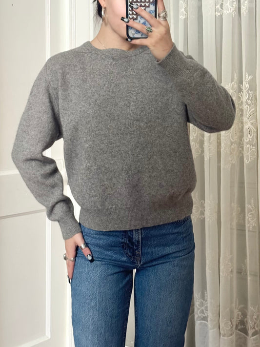Grey Cashmere Knit | Size S