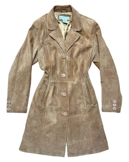 Essentials 90's Suede Trench | Size M
