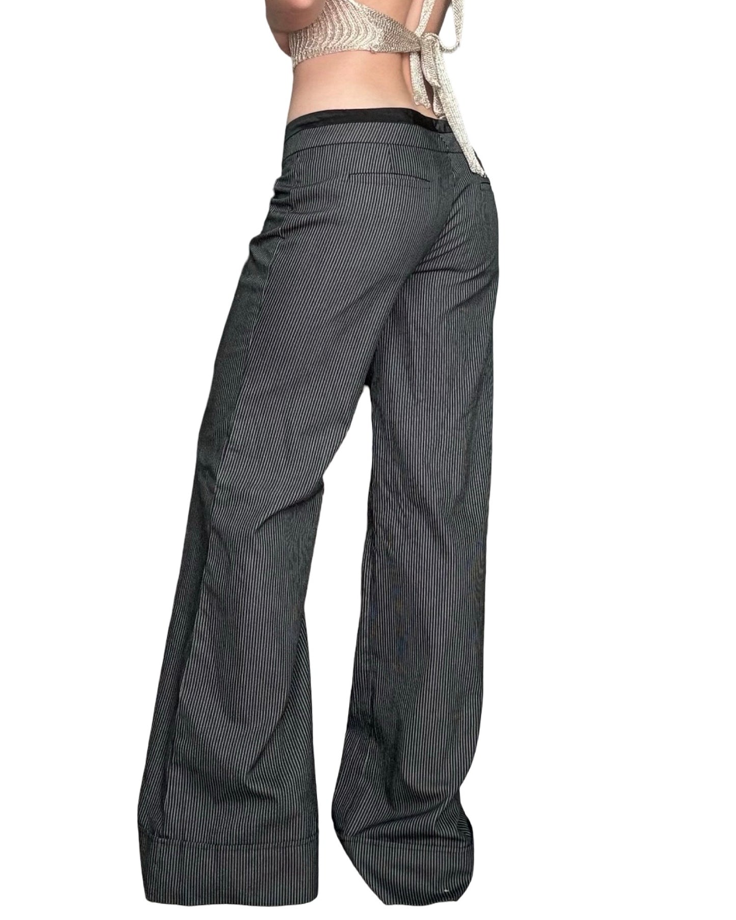 Selé 00's Low Rise Pinstripe Pant | Size 7/8