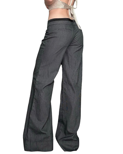 Selé 00's Low Rise Pinstripe Pant | Size 7/8