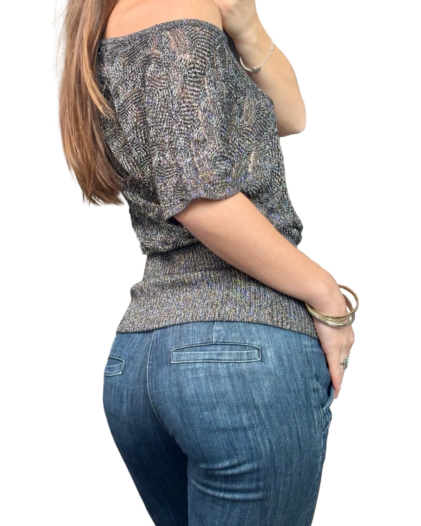 Caché 00's Mesh Slouch Knit | Size M