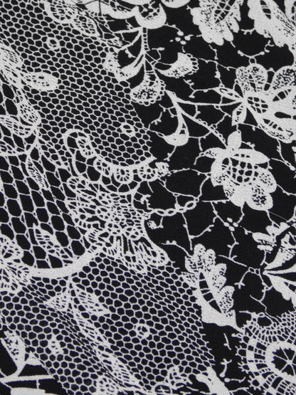 Jackie Lace Print Midi | Size 29” waist