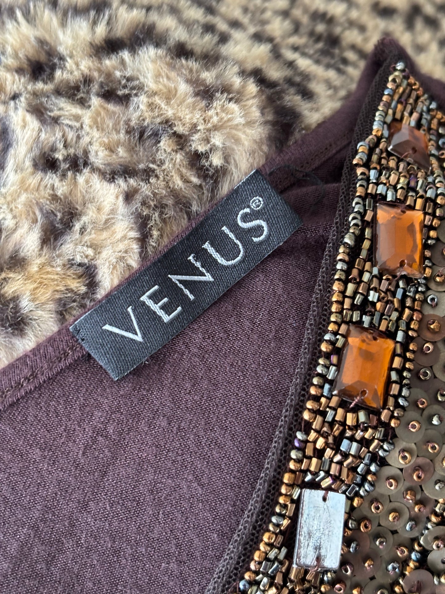 Venus 00's Beaded Top | Size S