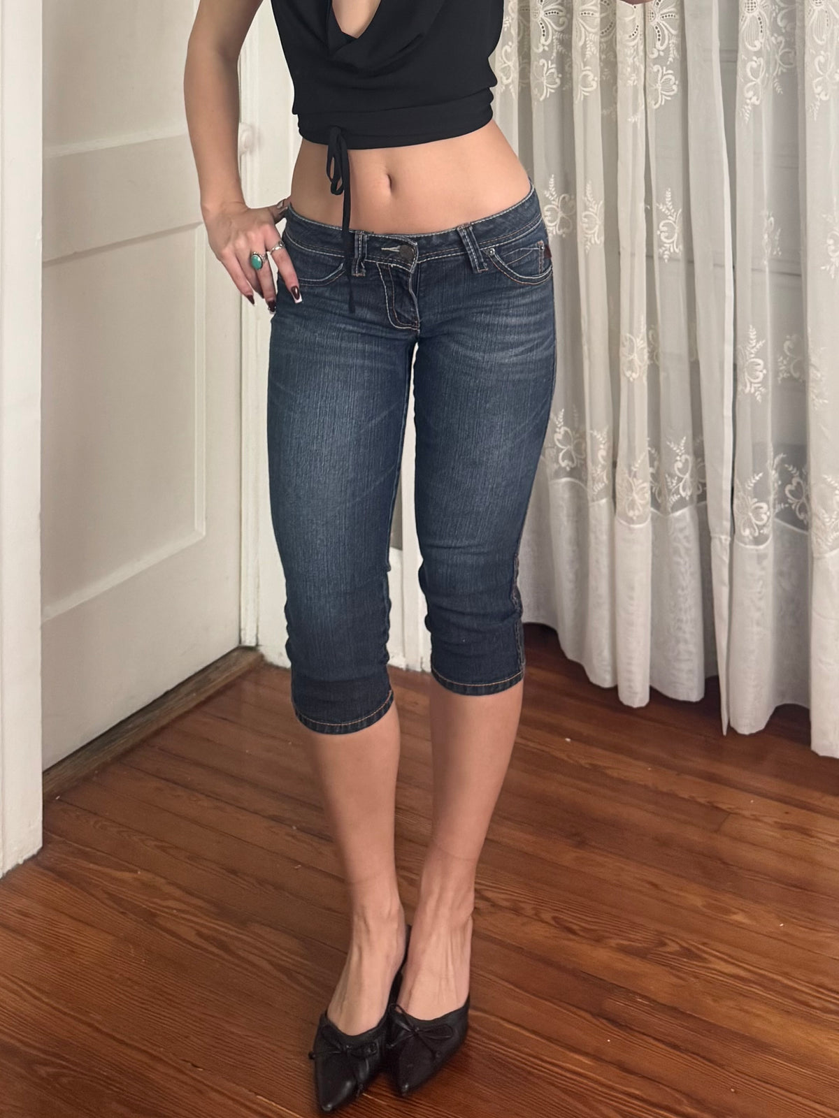 Y2K Jean Capri | Size 1