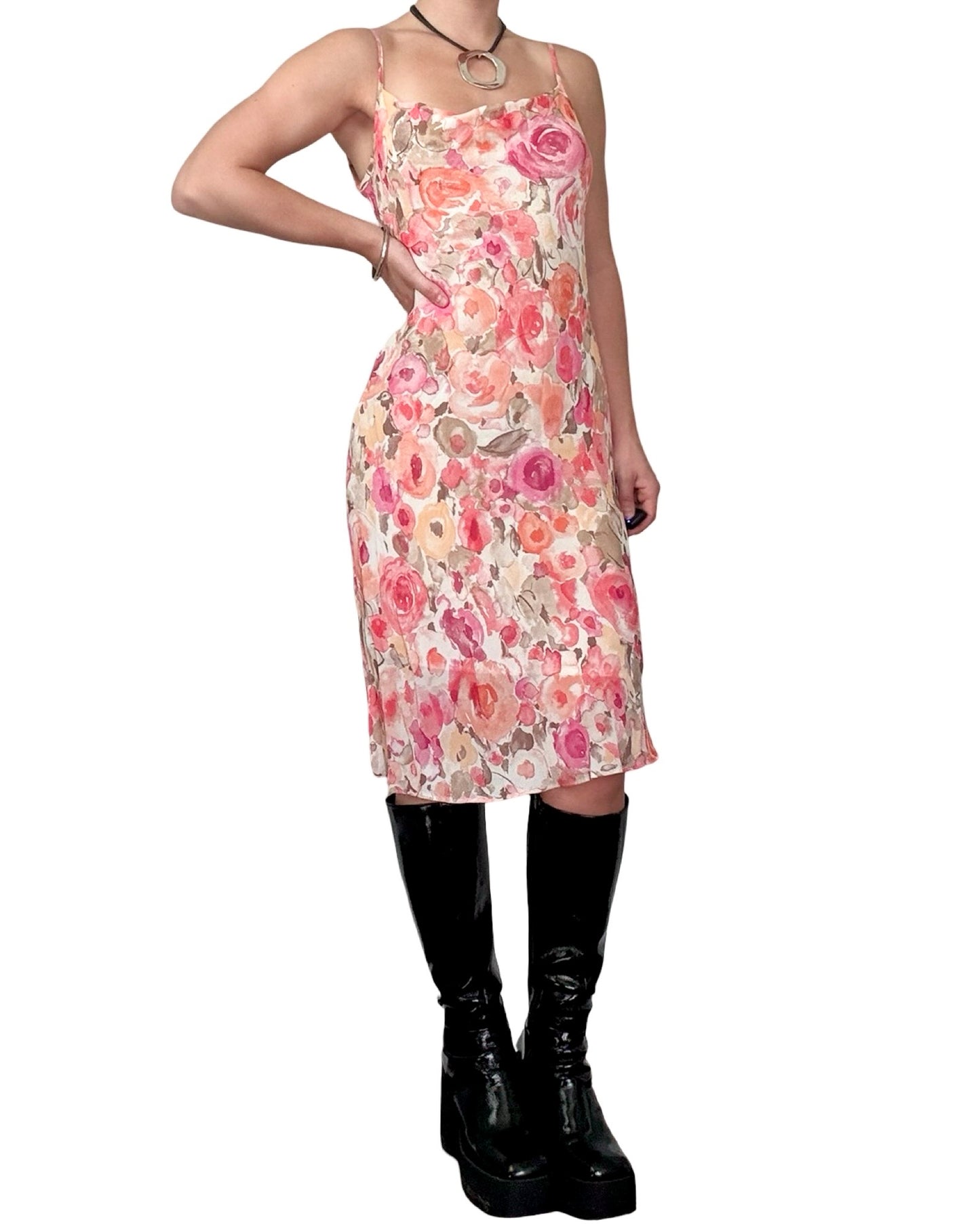 Tessuto 90's Floral Dress | Size M