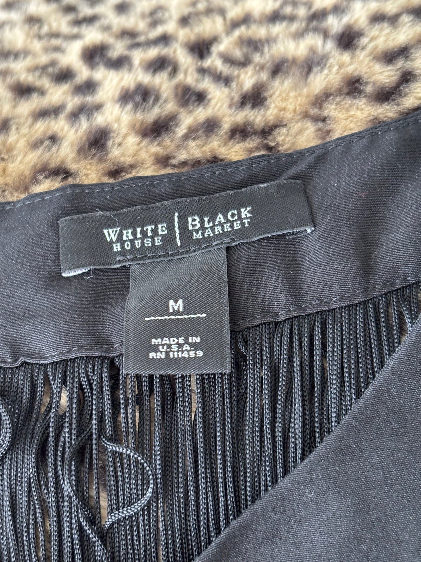 WHBM 00's Fringe Top | Size M