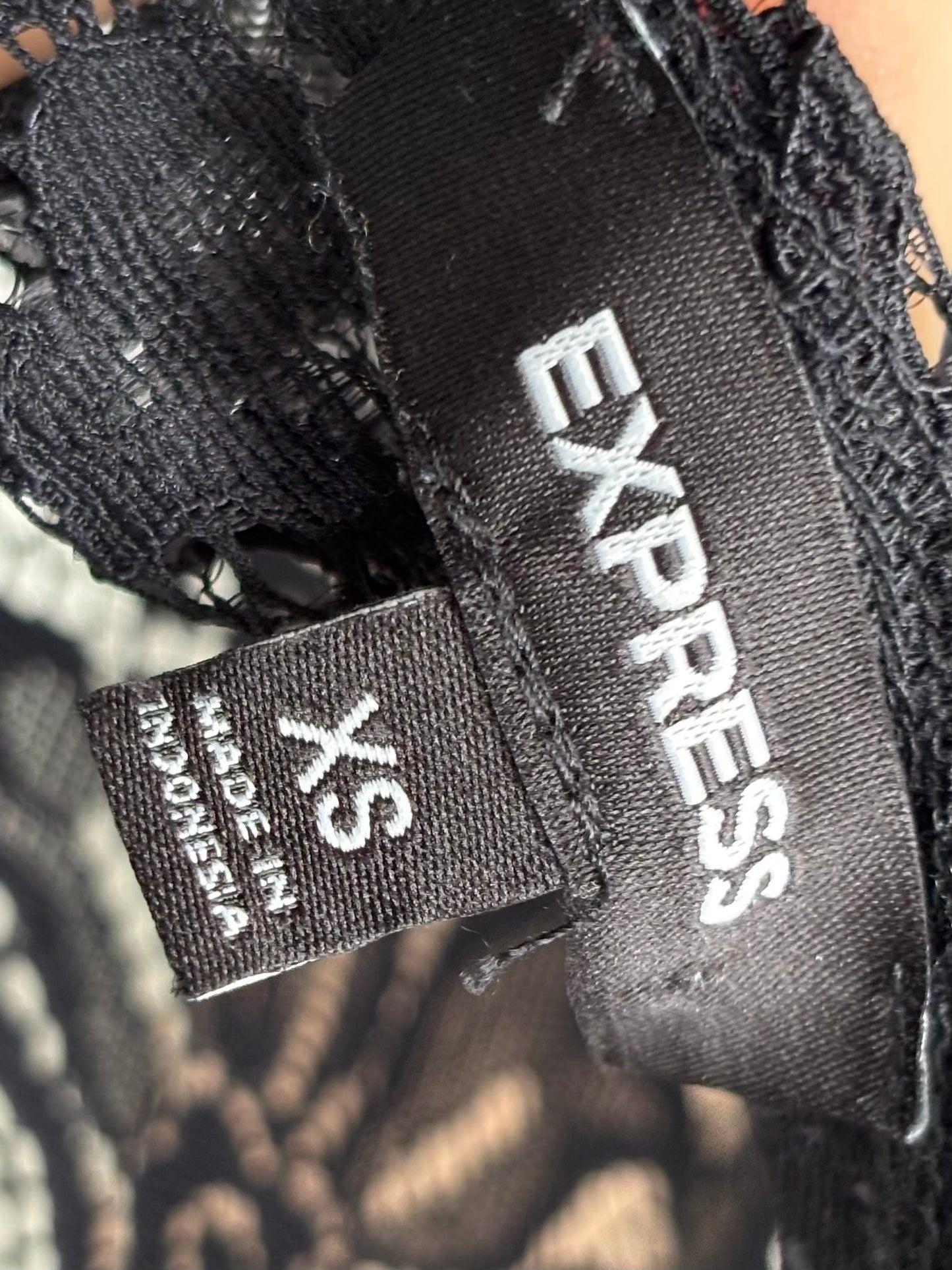 Express 00's Lace Mesh Top | Size XS