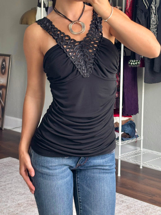 Ruched 00's Top | Size M