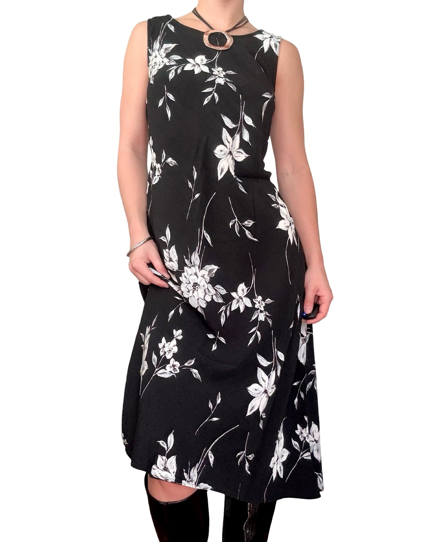 Plaza 90's Floral Dress | Size M