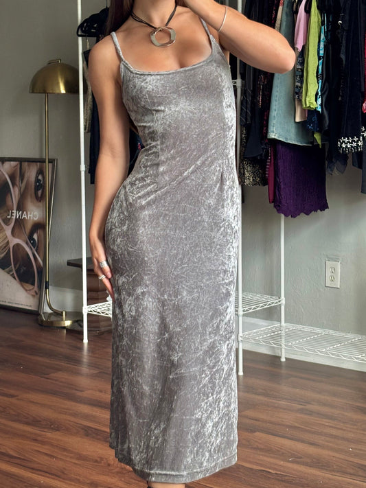 Possessed 90's Velvet Dress | Size S