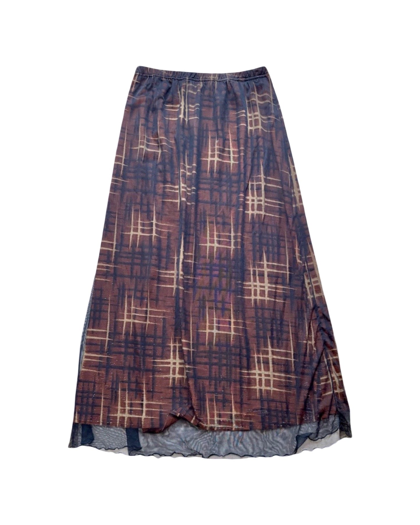 Mesh 90’s Maxi Skirt | Size 26” waist