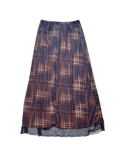 Mesh 90’s Maxi Skirt | Size 26” waist