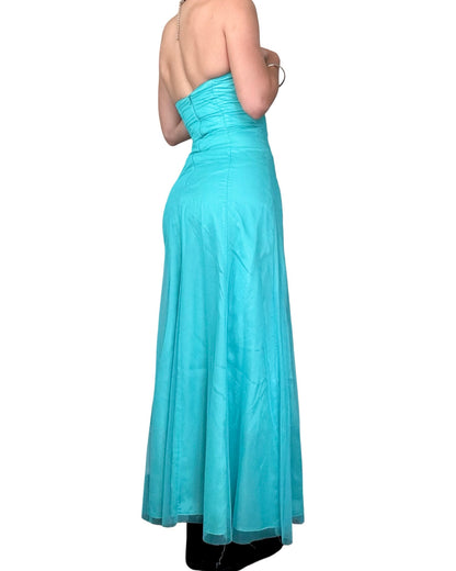 JS 00's Beaded Mesh Gown | Size 2