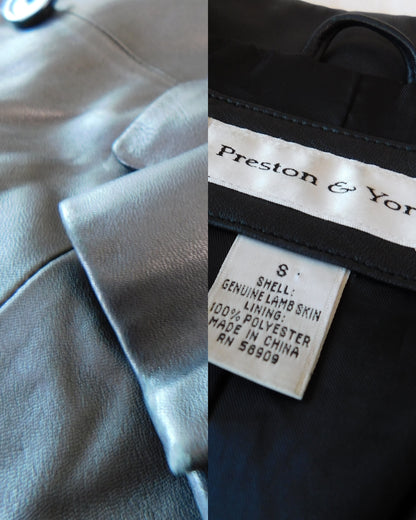 Preston & York Leather Blazer | Size 8