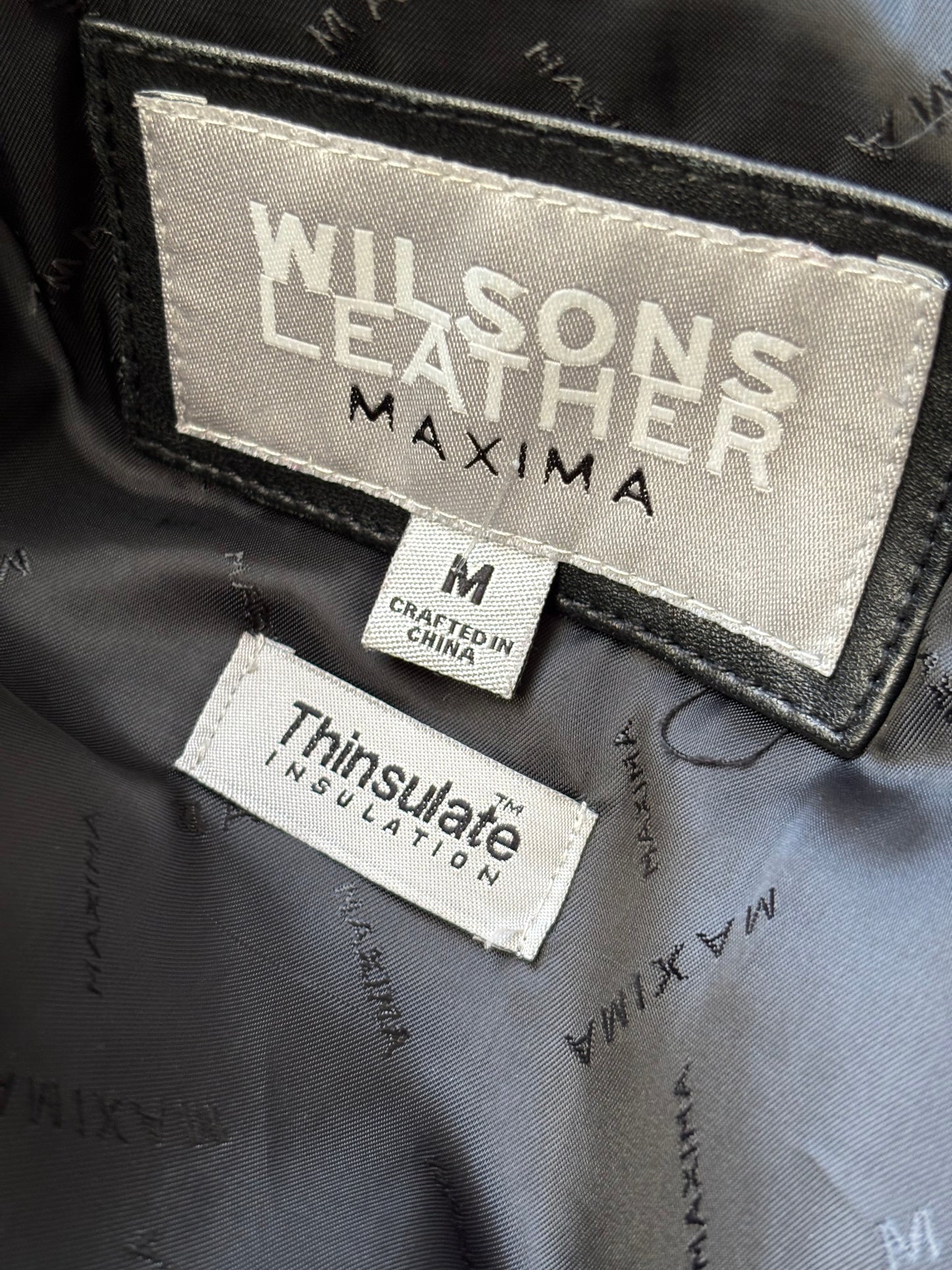 Wilson's 90's Leather Blazer | Size M