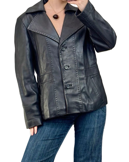 Tiboa 909's Leather Jacket | Size L