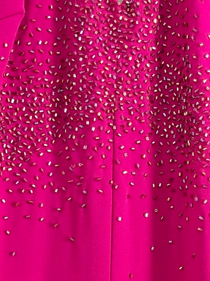 De Laru 90's Beaded Halter Gown | Size 5/6
