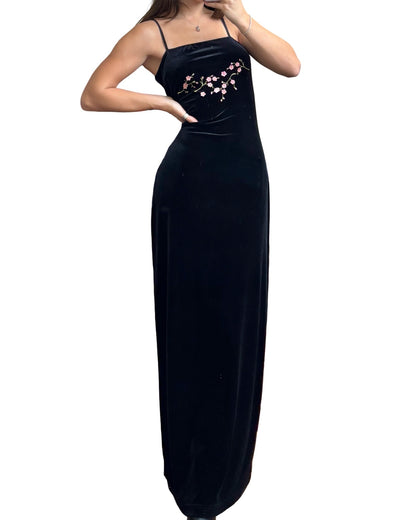 Currants Cherry Blossom 90’s Gown | Size M