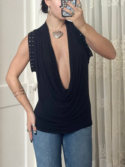 Y2K Express Slouch Top | Size XS