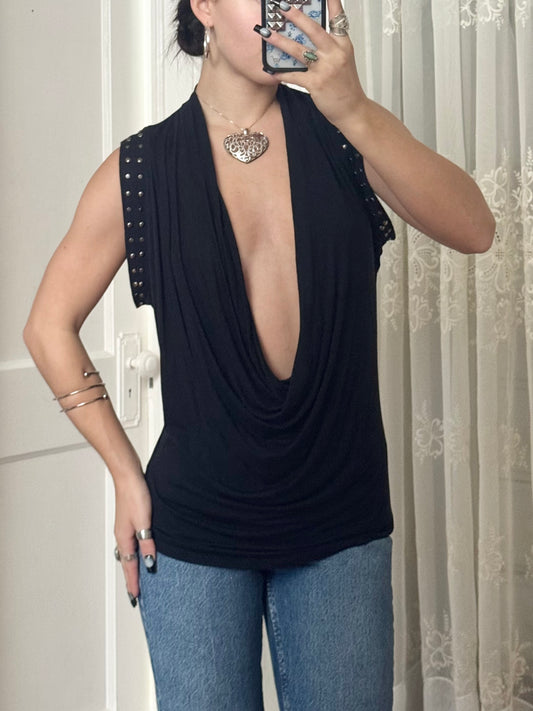 Y2K Express Slouch Top | Size XS