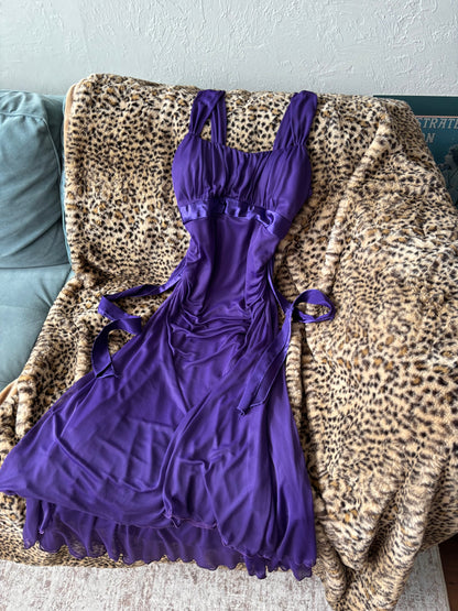 Tie Back 00's Dress | Size M