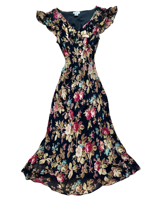 Paradise 90’s Beaded Midi Dress | Size M