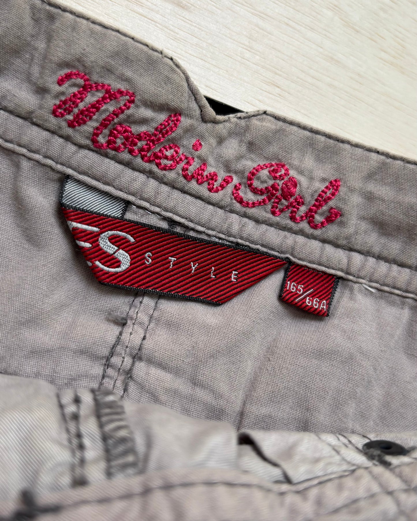 Pleated Cargo Mini | Size 29” waist