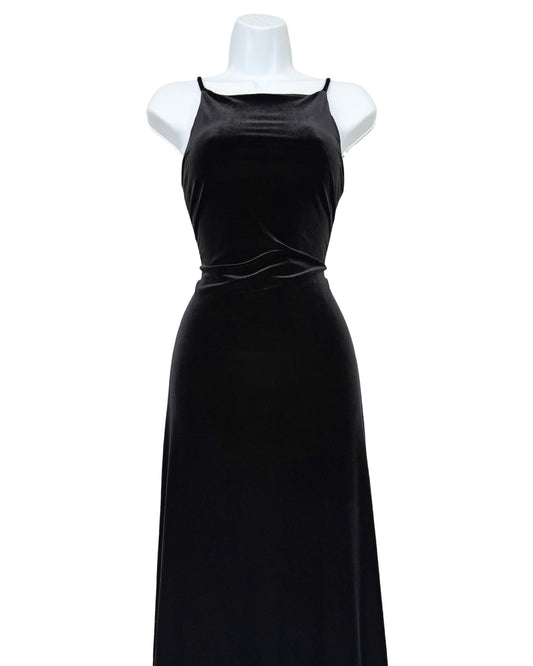 Maurices 90's Velvet Maxi Dress | Size 5/6