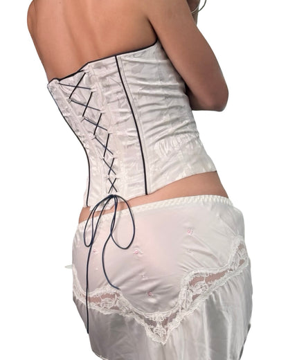 Floral 90's Corset | Size XS