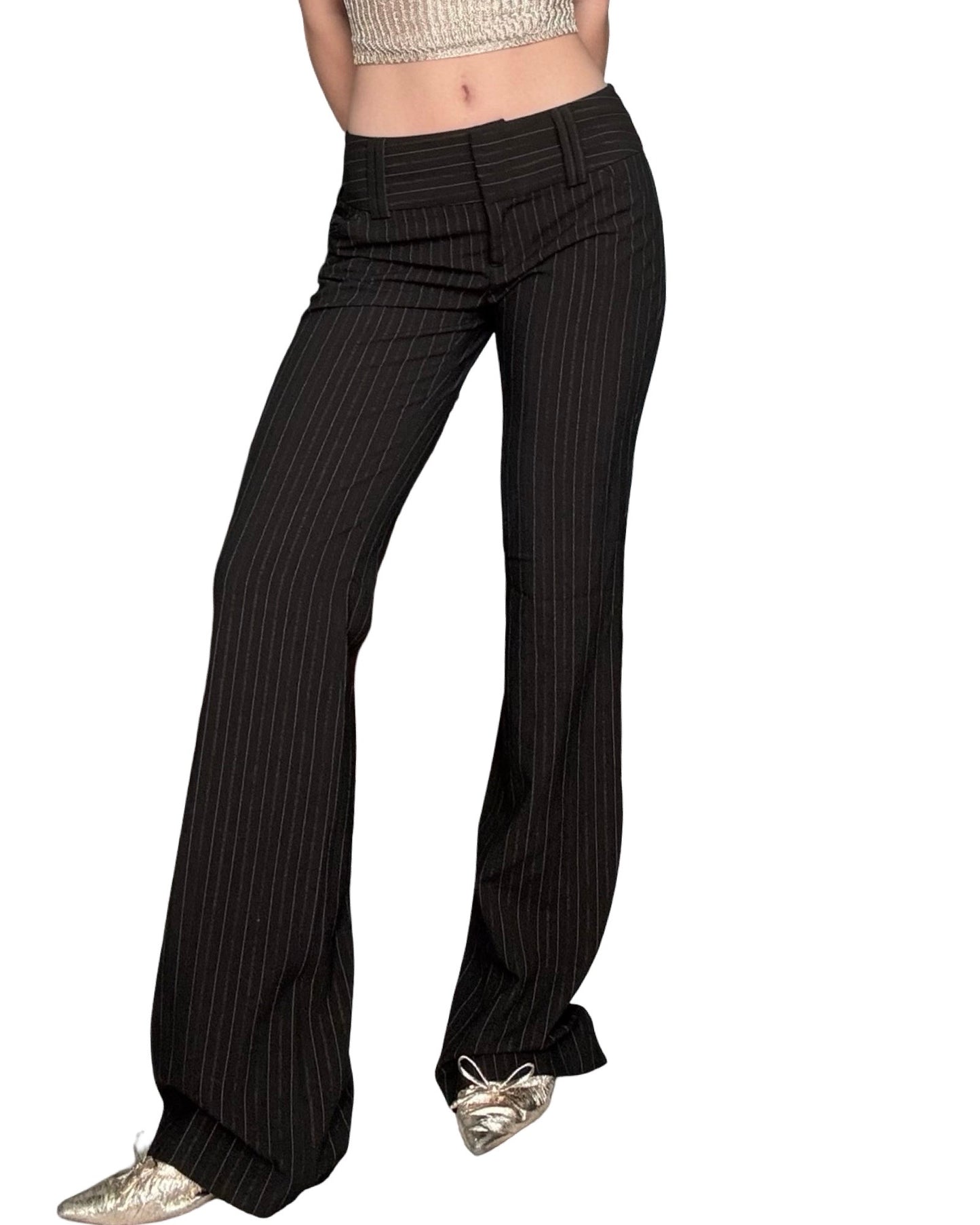 I.N.C 00's Wide Leg Pinstripe Pant | Size 4