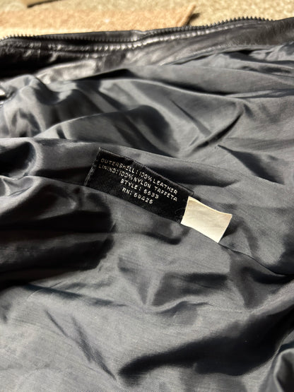 Byrnes & Baker 90’s Genuine Leather Jacket | Size XL