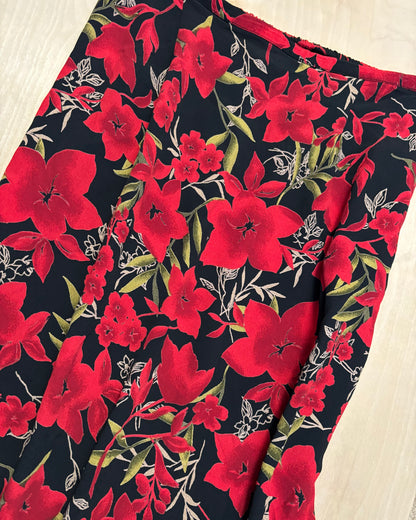 Floral 90’s Maxi Skirt | Size 30” waist