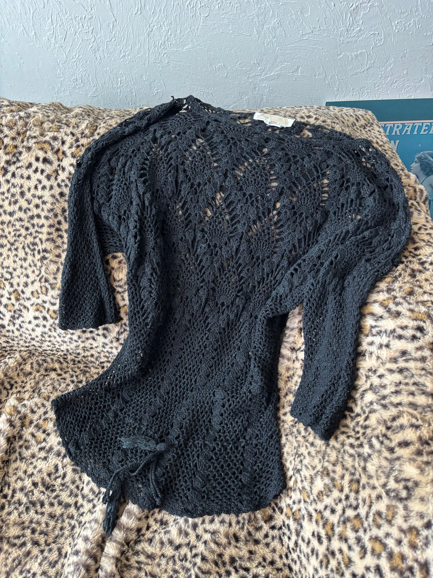 International Apparel Crochet Top | Size XL