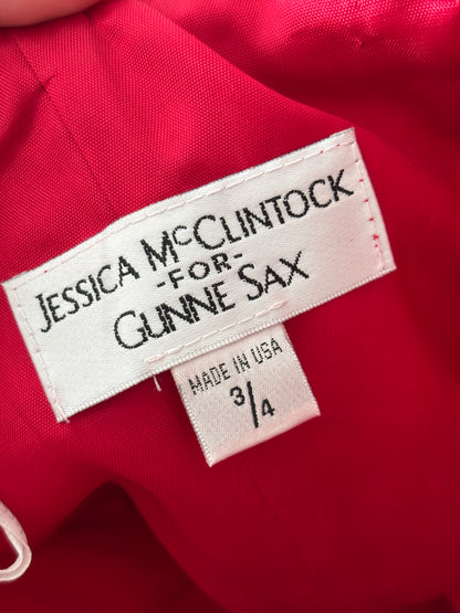 Jessica McClintock Corset Maxi Dress | Size 3/4