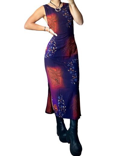 Whimsical 90’s Tie Back Dress | Size S/M