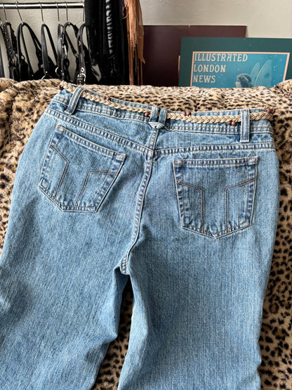 Faded Glory 00's Belted Jean | Size 30" Waist
