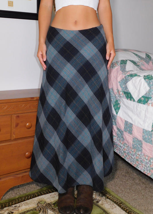 Sadie Plaid Maxi | Size 29” waist