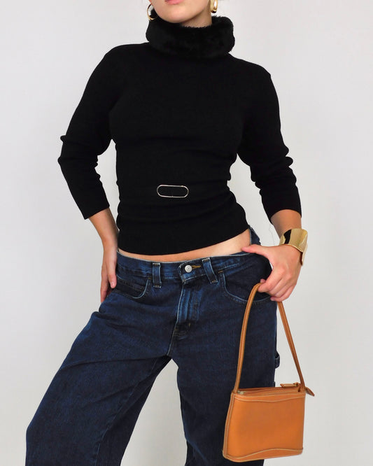 90’s Turtle Neck Knit | Size L