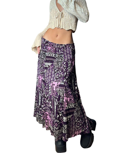 Shimmer 00’s Maxi Skirt | 32” Waist